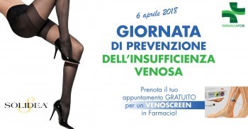 6 Aprile 2018 – Giornata di prevenzione dell’insufficienza venosa